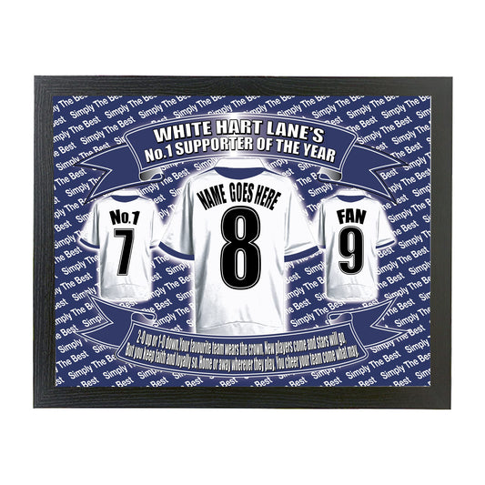 Tott Personalised Football Shirt Picture Gift