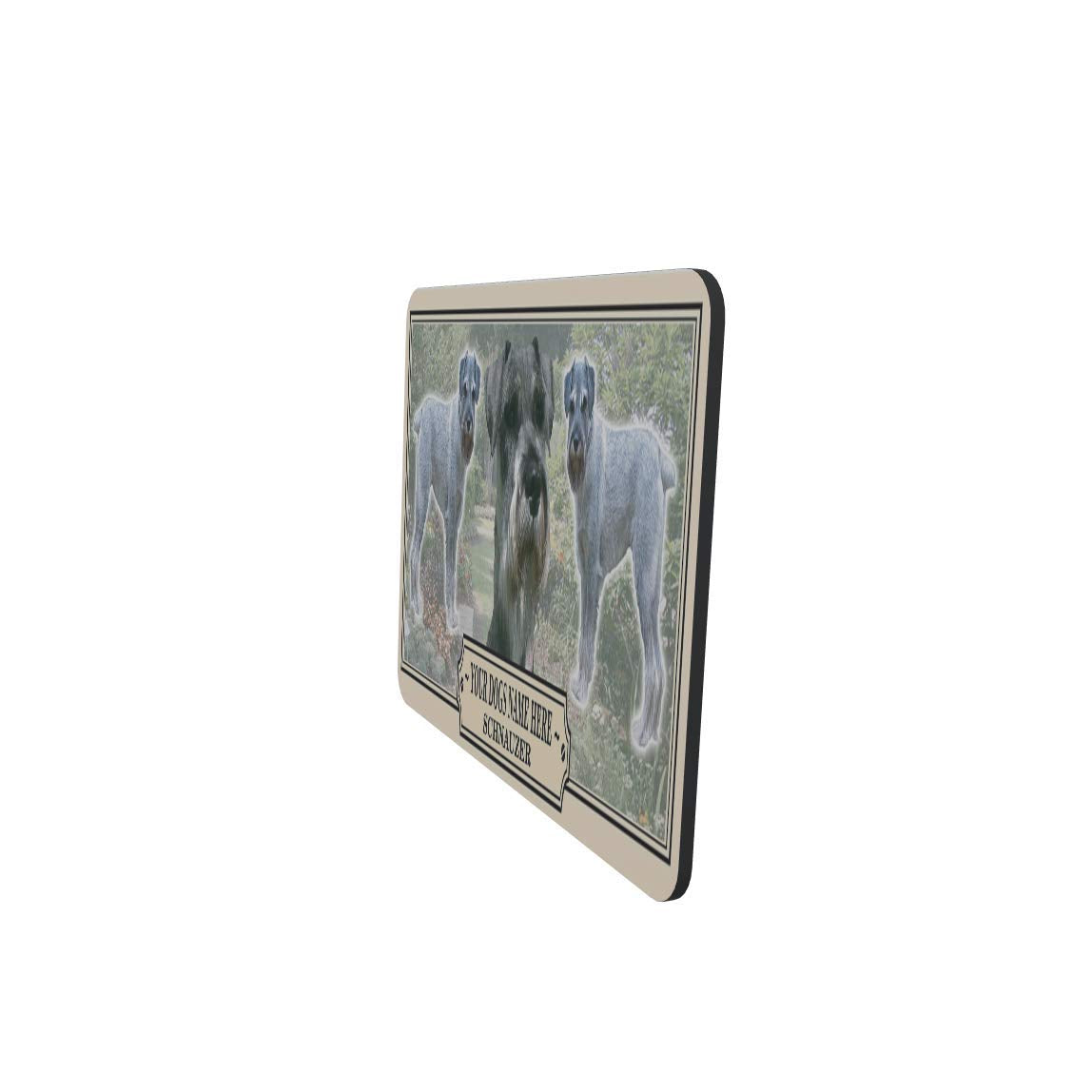Schnauzer Personalised Dog Breed Mouse Mat Gift