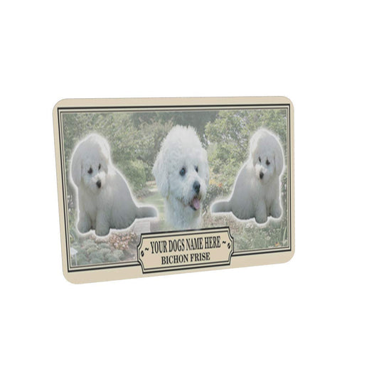 Bichon Frise Personalised Dog Breed Mouse Mat Gift