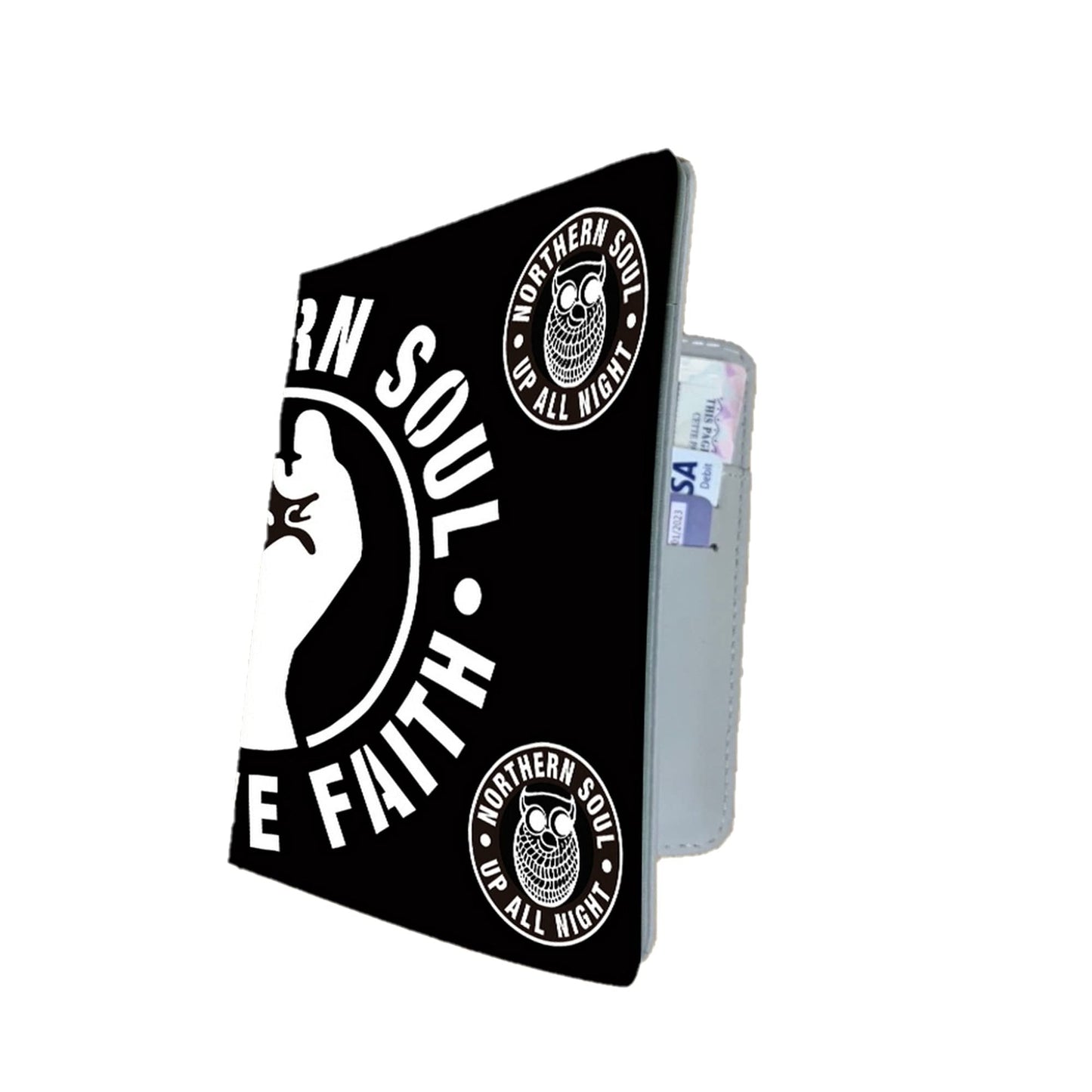 Northern Soul Keep The Faith Fist Passport Case Holder Gift