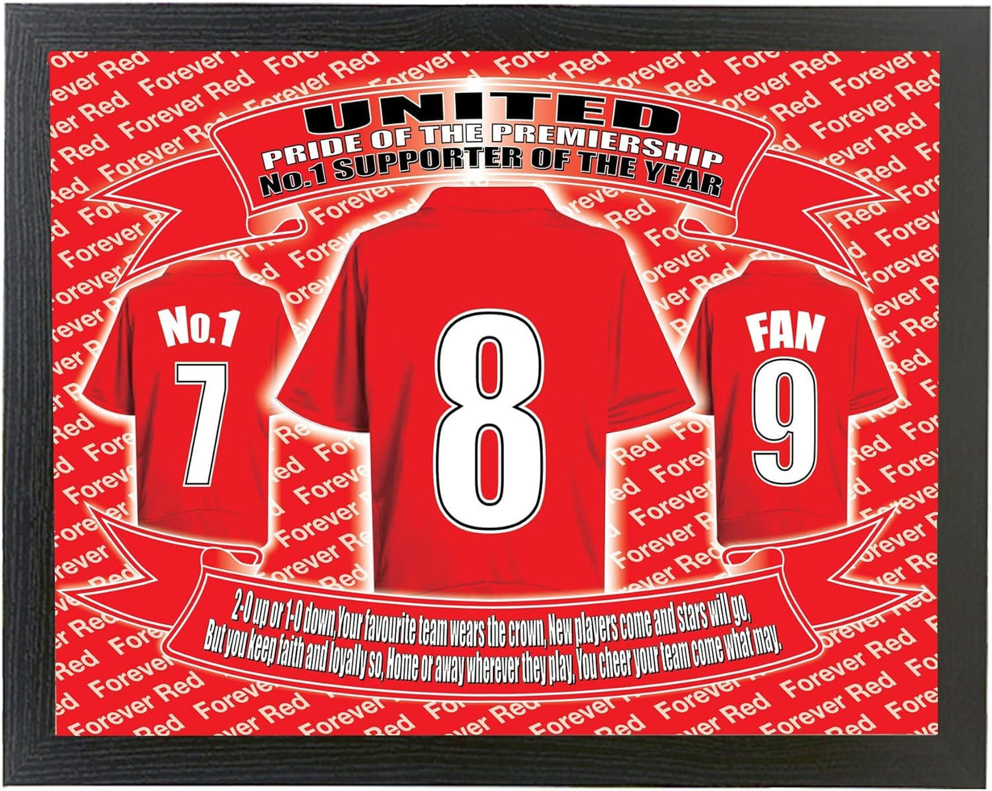 Manchester Reds Football Shirt Lap Tray And Mug Gift Set, MANREDS- LapMugGiftSet_000