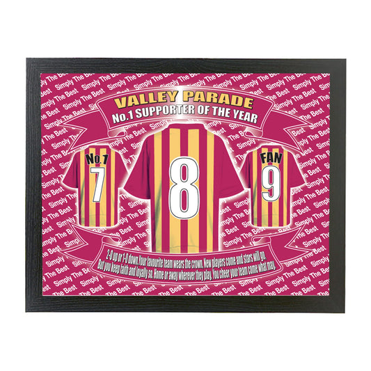 Bradford City Football Shirt Picture Gift