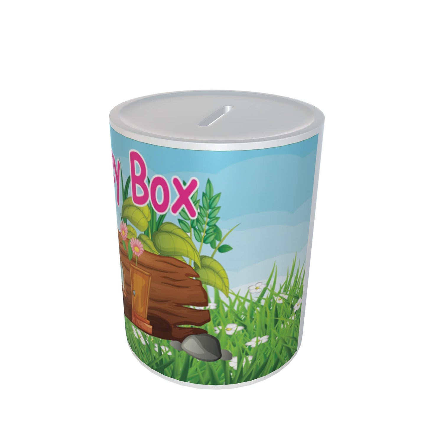 Personalised Kids Fairy Design Ceramic Piggy Bank Money Box Gift