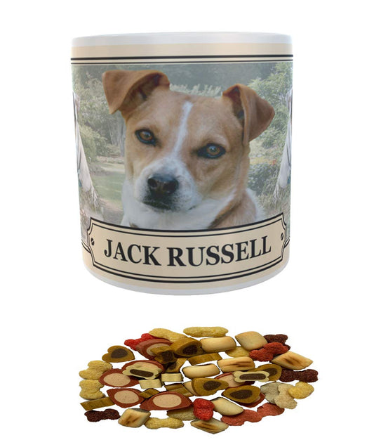 Jack Russell Dog Breed Gift Mug with Treats