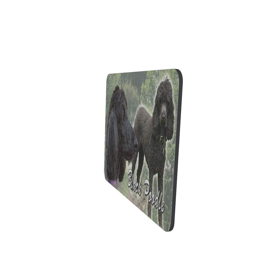 Black Poodle Dog Breed Mouse Mat Gift