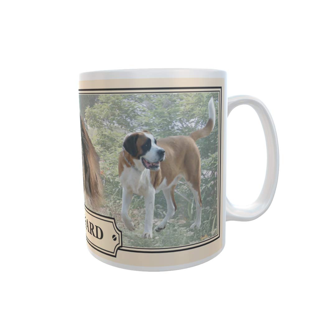 St Bernard Dog Breed Gift Mug with Treats