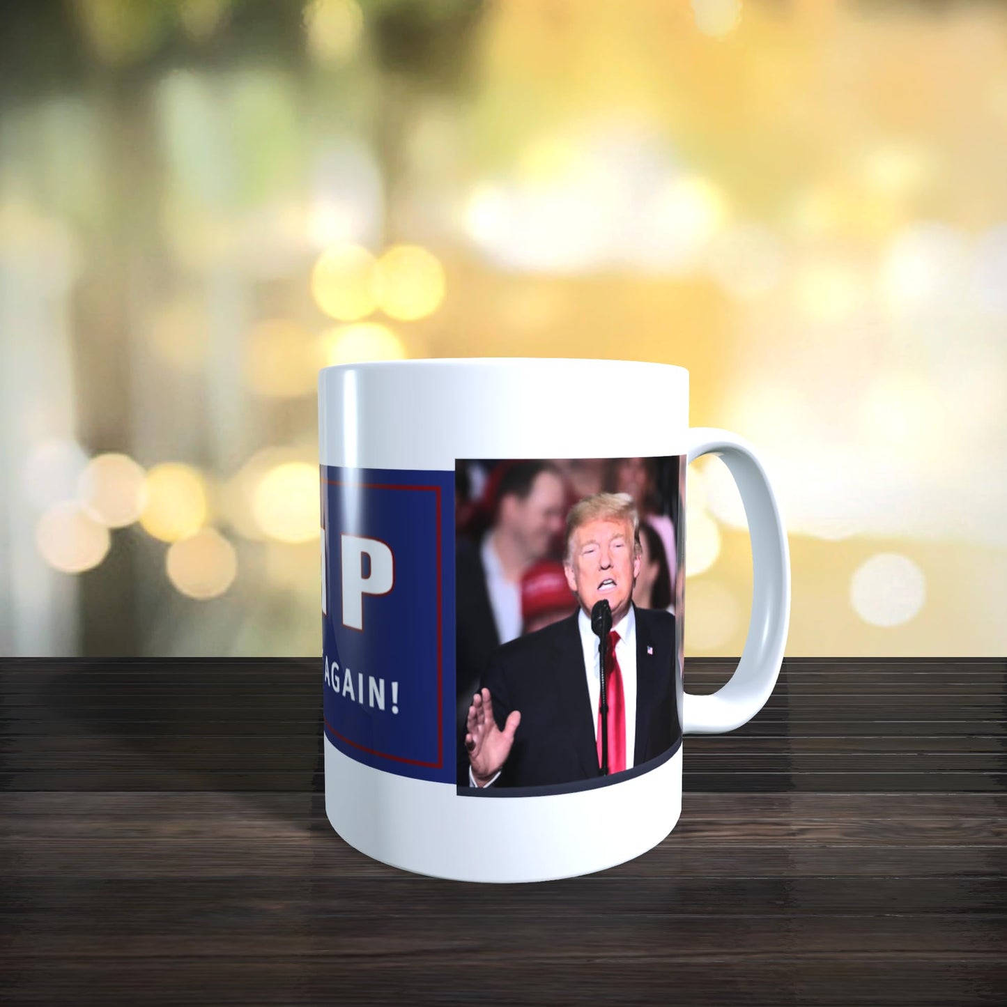 Donald Trump Make America Great 2024 Campaign 47th President Election Vote Funny Ceramic Gift Cup for Trump Supporter