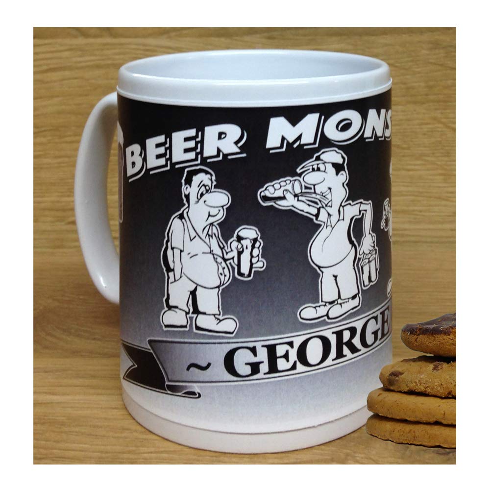Beer Crazy Personalised Hobby Gift Mug