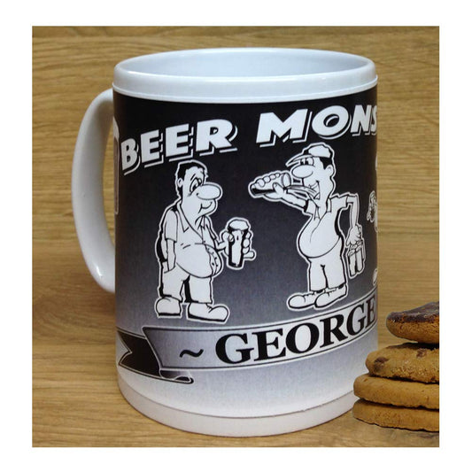 Beer Crazy Personalised Hobby Gift Mug