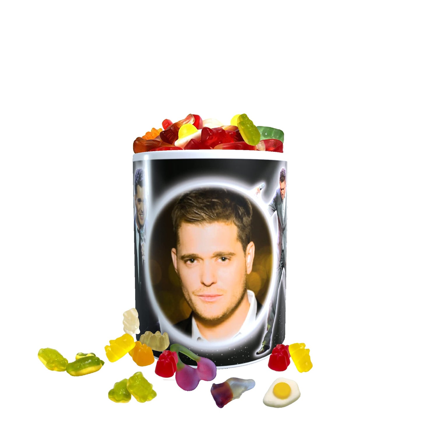 Michael Buble Icon Gift Mug with Sweets
