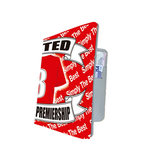 Manchester The Reds Football Shirt Travel Passport Holder Case Gift Present