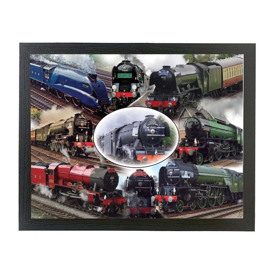Classic Iconic Steam Locomotive Trains Framed Wall Hanging Picture Gift