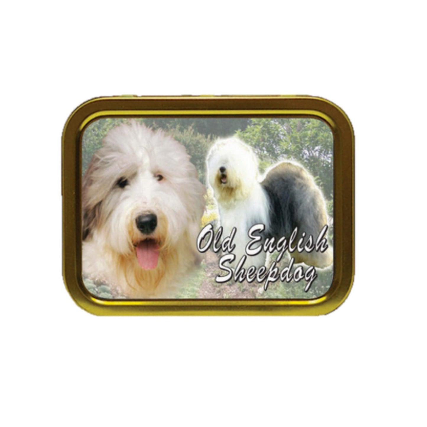 Old English Sheep Dog Breed Tobacco Tin & Products Gift