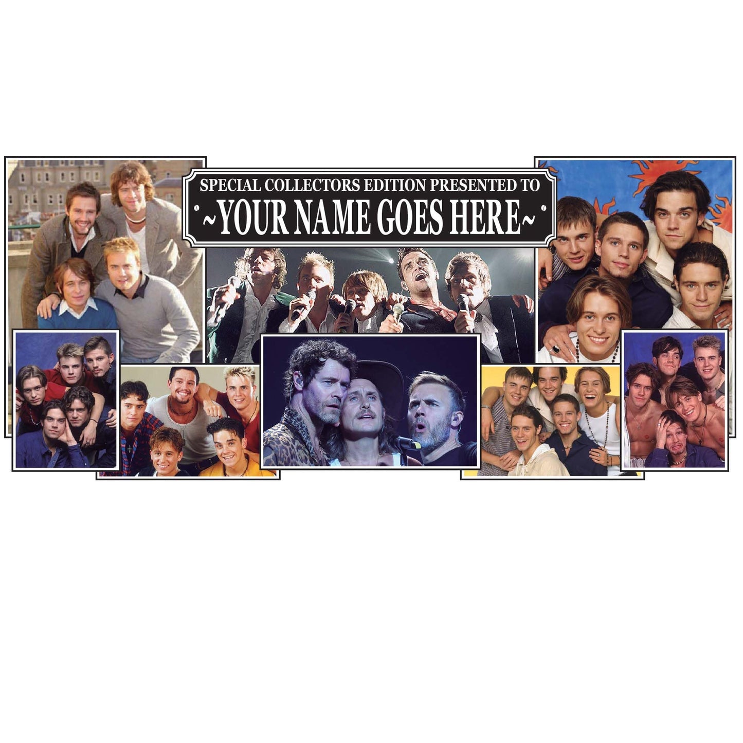 Personalised Take That Pop Icon Ceramic Mug Gift
