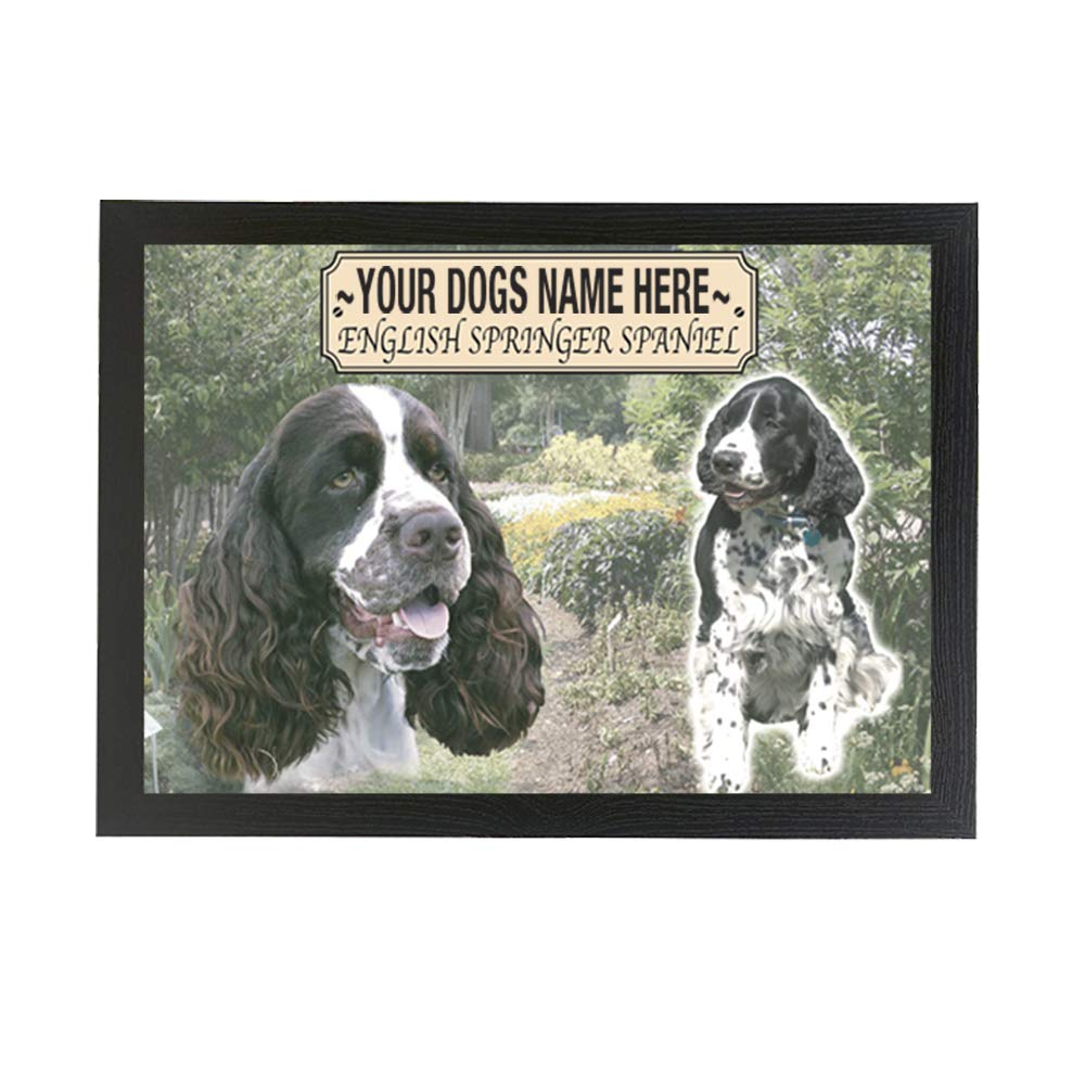 English Springer Spaniel Personalised Dog Breed Gift Lap Tray
