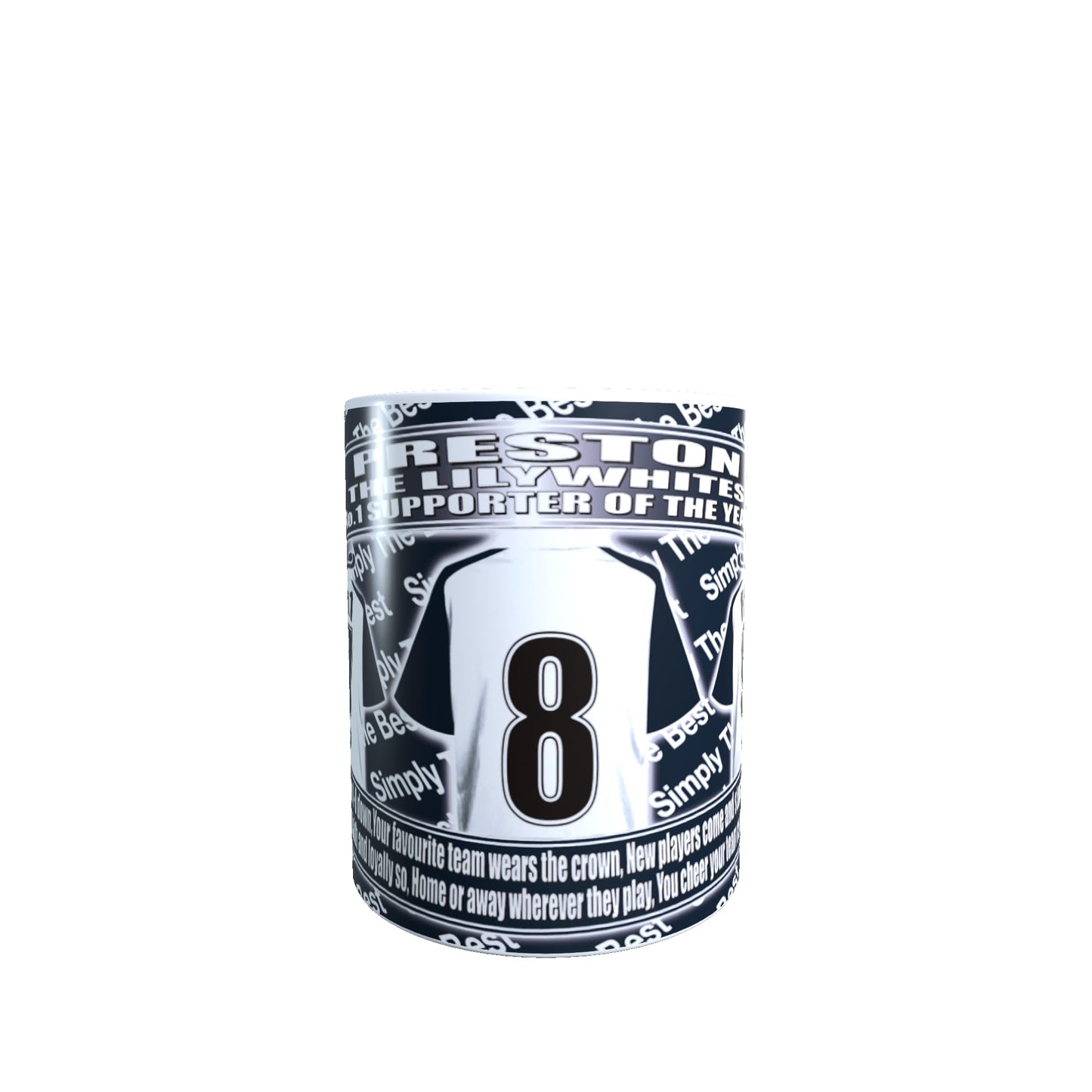 Preston Football Shirt Lap Tray And Mug Gift Set