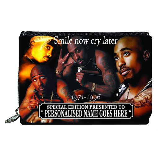 Gangsta Rapper-Shakur Hip Hop Personalised Icon Gift Purse