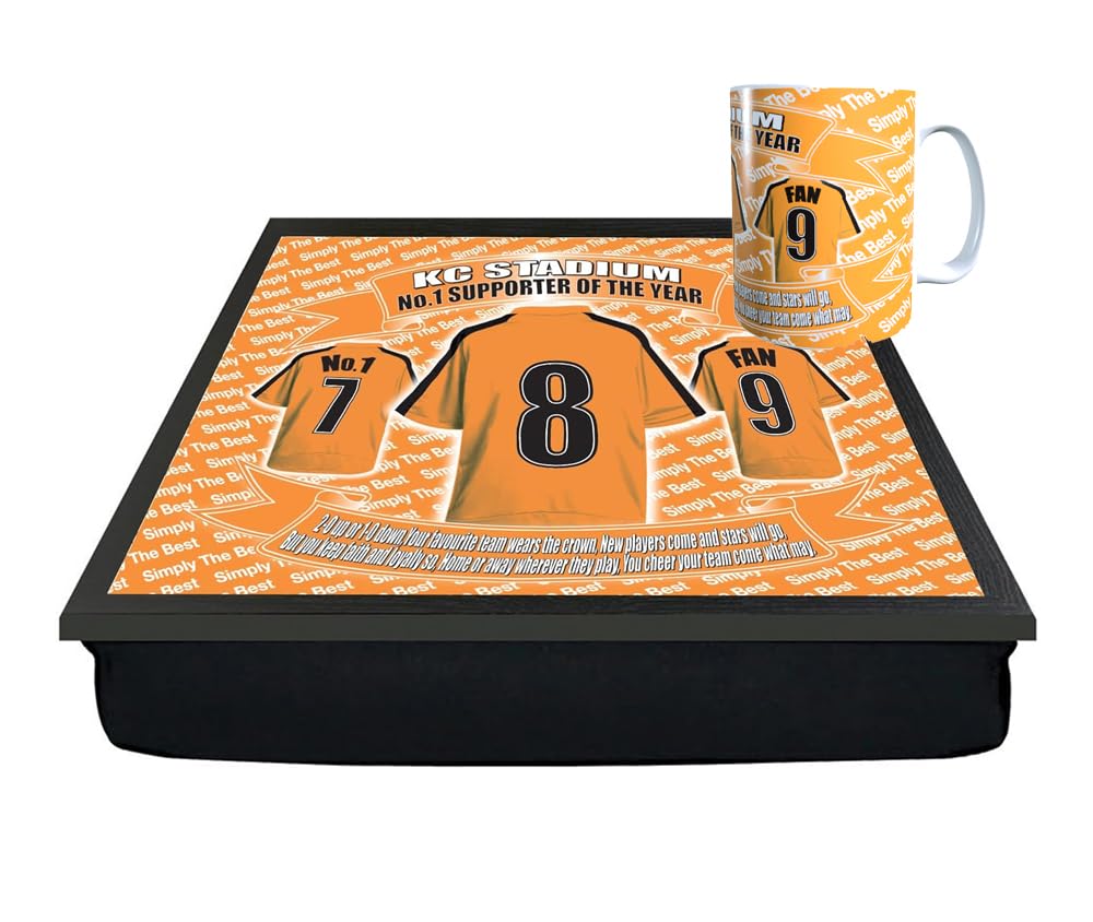 Hull Football Shirt Lap Tray And Mug Gift Set