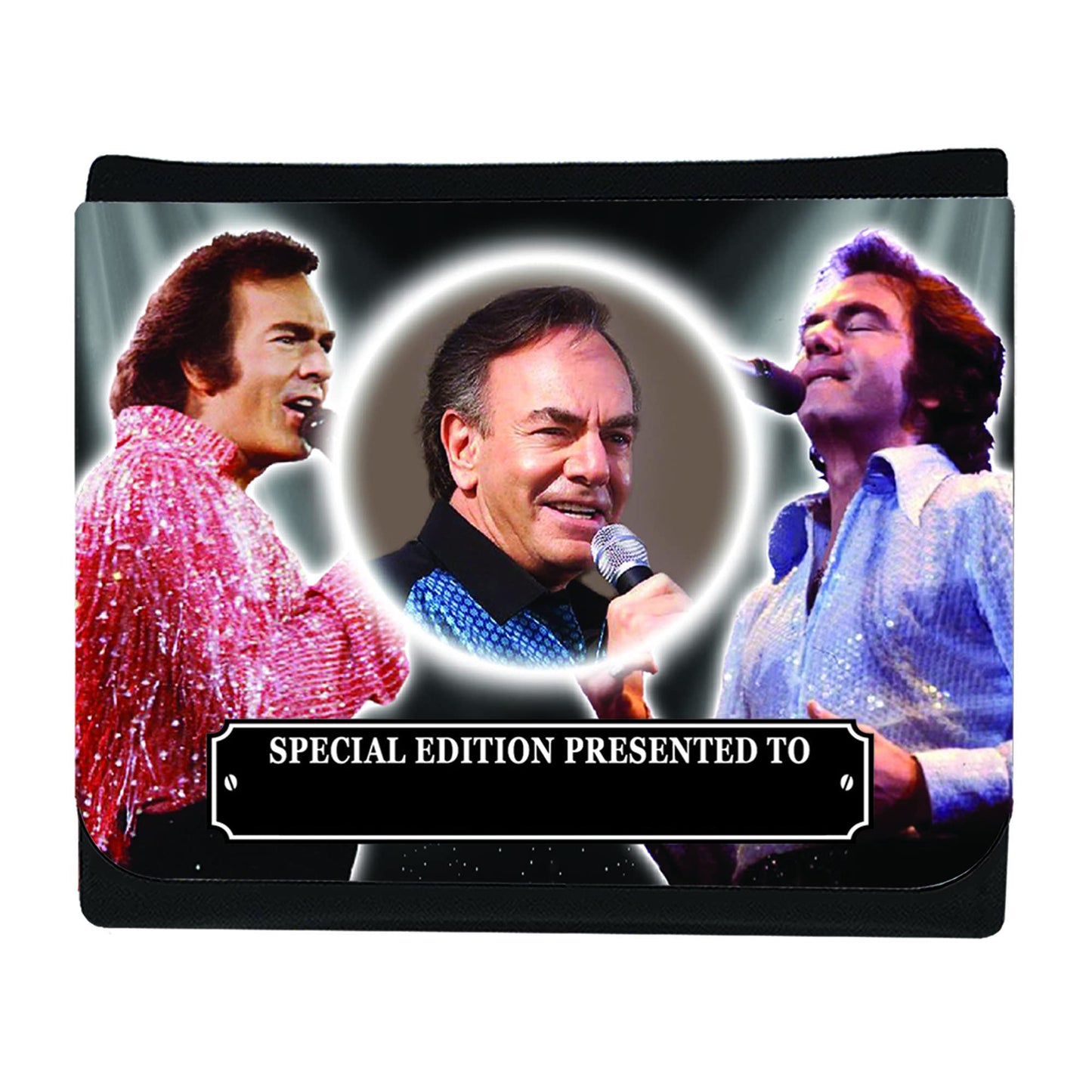 Diamond The-Jazz-Singer Personalised Icon Gift Wallet Neil