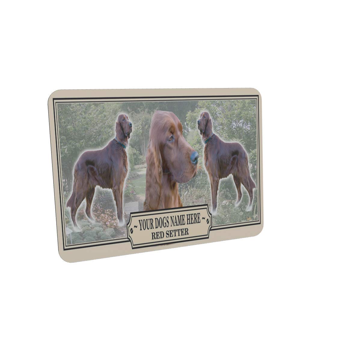 Red Setter Personalised Dog Breed Mouse Mat Gift