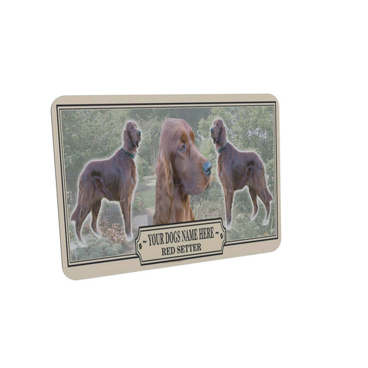 Red Setter Personalised Dog Breed Mouse Mat Gift