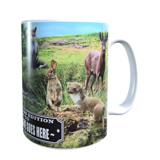 British Countryside Wildlife Animals Personalised Mug Gift