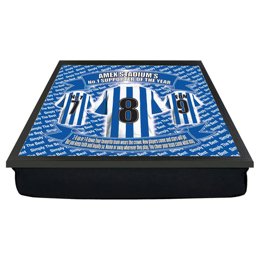 Brighton Football Shirt Lap Tray Gift