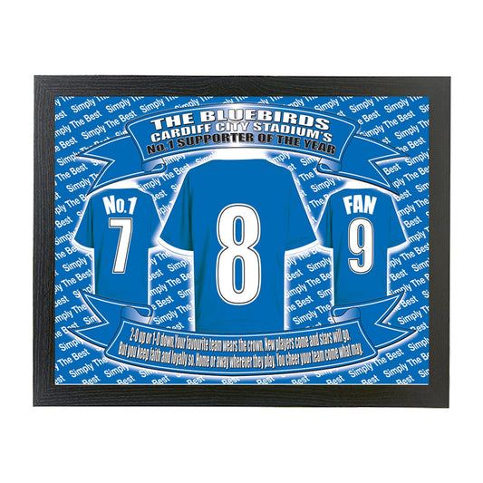 Cardiff Football Shirt Picture Gift