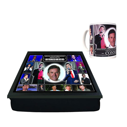 Daniel O'Donnell Personalised Icon Lap Tray And Gift Mug Set