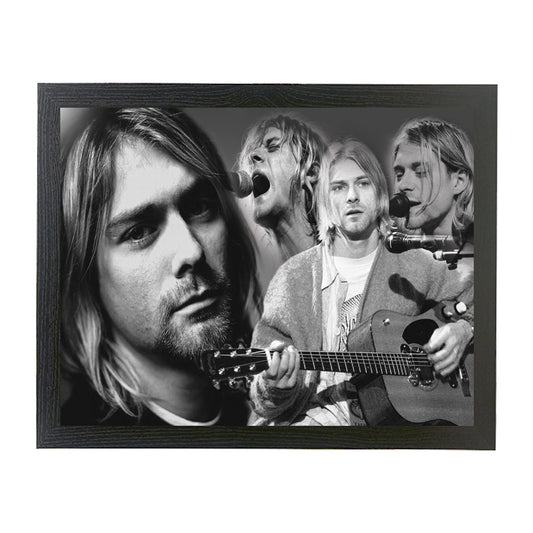 Kurt Cobain icon framed picture gift