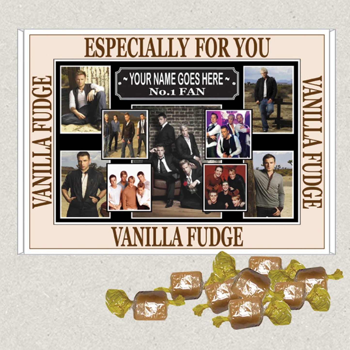 West 'Irish Boy Band' Life Music Icon Personalised Boxed Sweets Gift Present Choice of Sweets