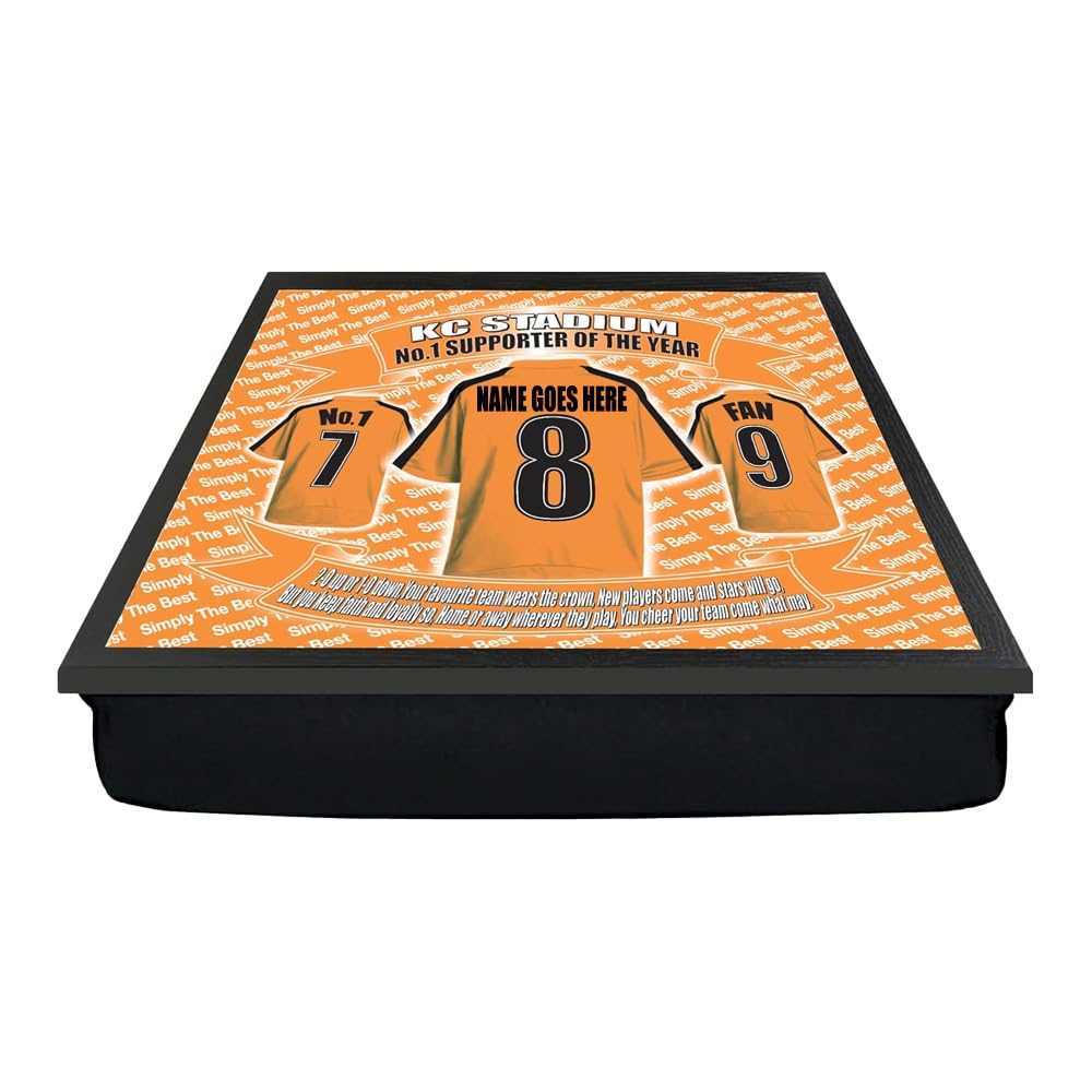 Hull Personalised Football Shirt Lap Tray And Mug Gift Set