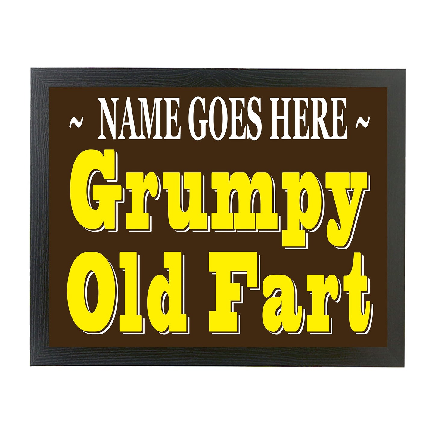 Grumpy Old Fart Personalised Lap Tray Gift