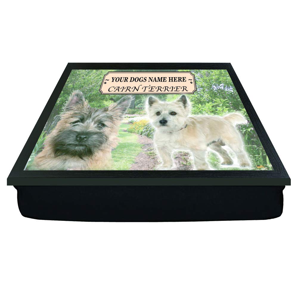 Cairn Terrier Personalised Dog Breed Gift Lap Tray