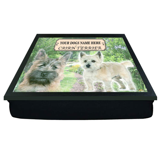 Cairn Terrier Personalised Dog Breed Gift Lap Tray