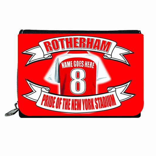 Rotherham Football Shirt Personalised Gift Purse