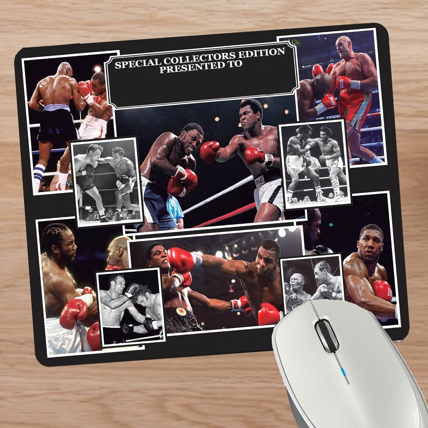 The Greatest Icon Boxing Legends Personalised Mouse Mat Gift