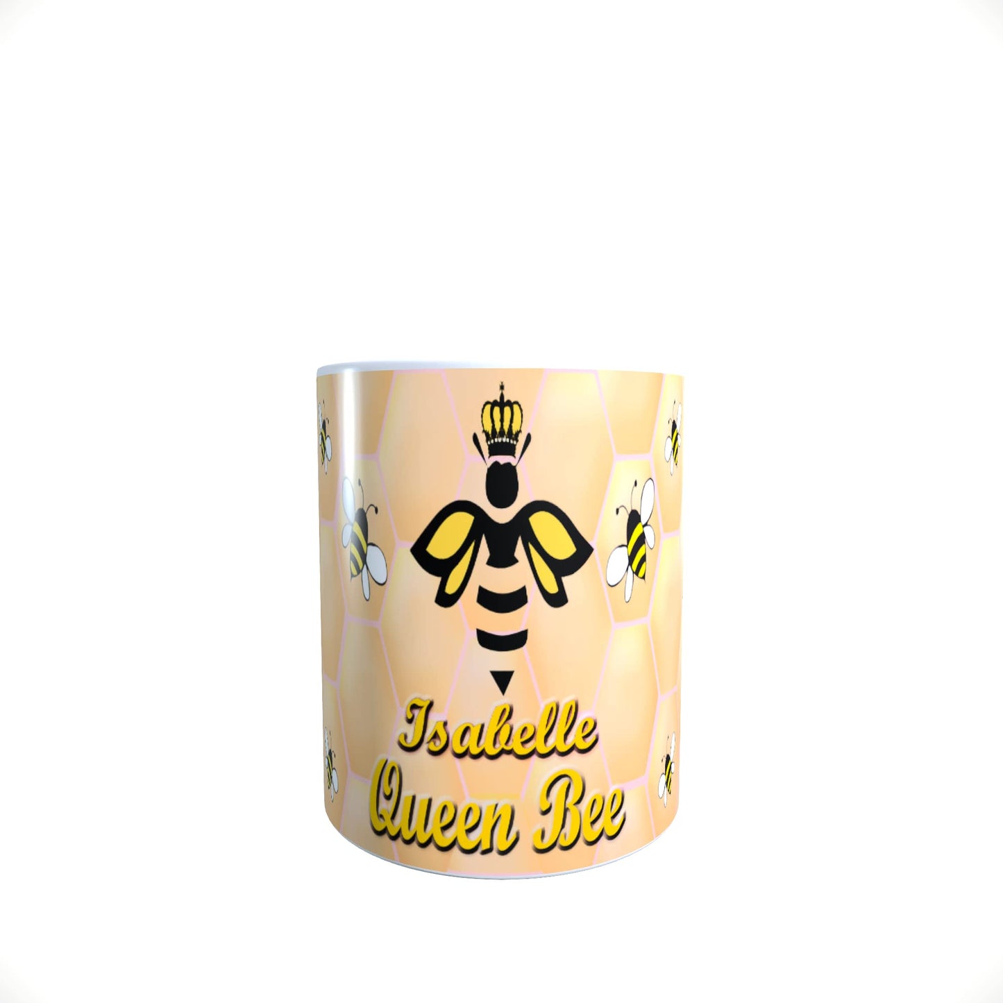 Queen Bee Personalised Honeycomb Mug Gift