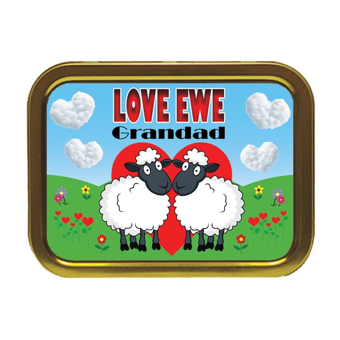 Love Ewe Male Personalised Cute Sheep Tobacco Storage Tin & Products