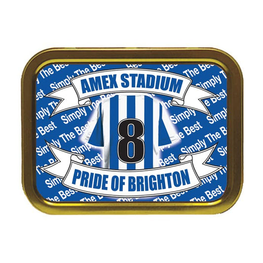 Brighton Football Shirt Tobacco Storage Tin & Products