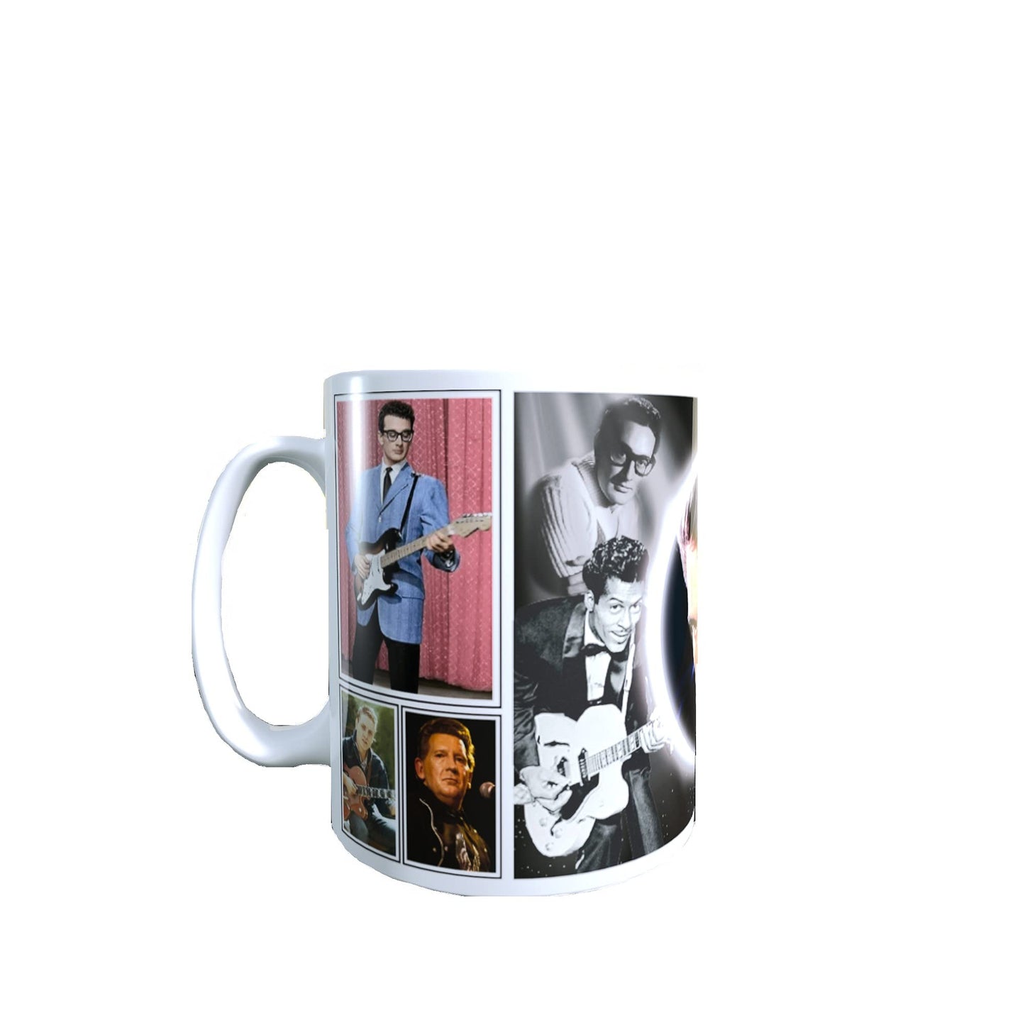 Rock n Roll Greats of 50s & 60s Music Icon Mug Gift