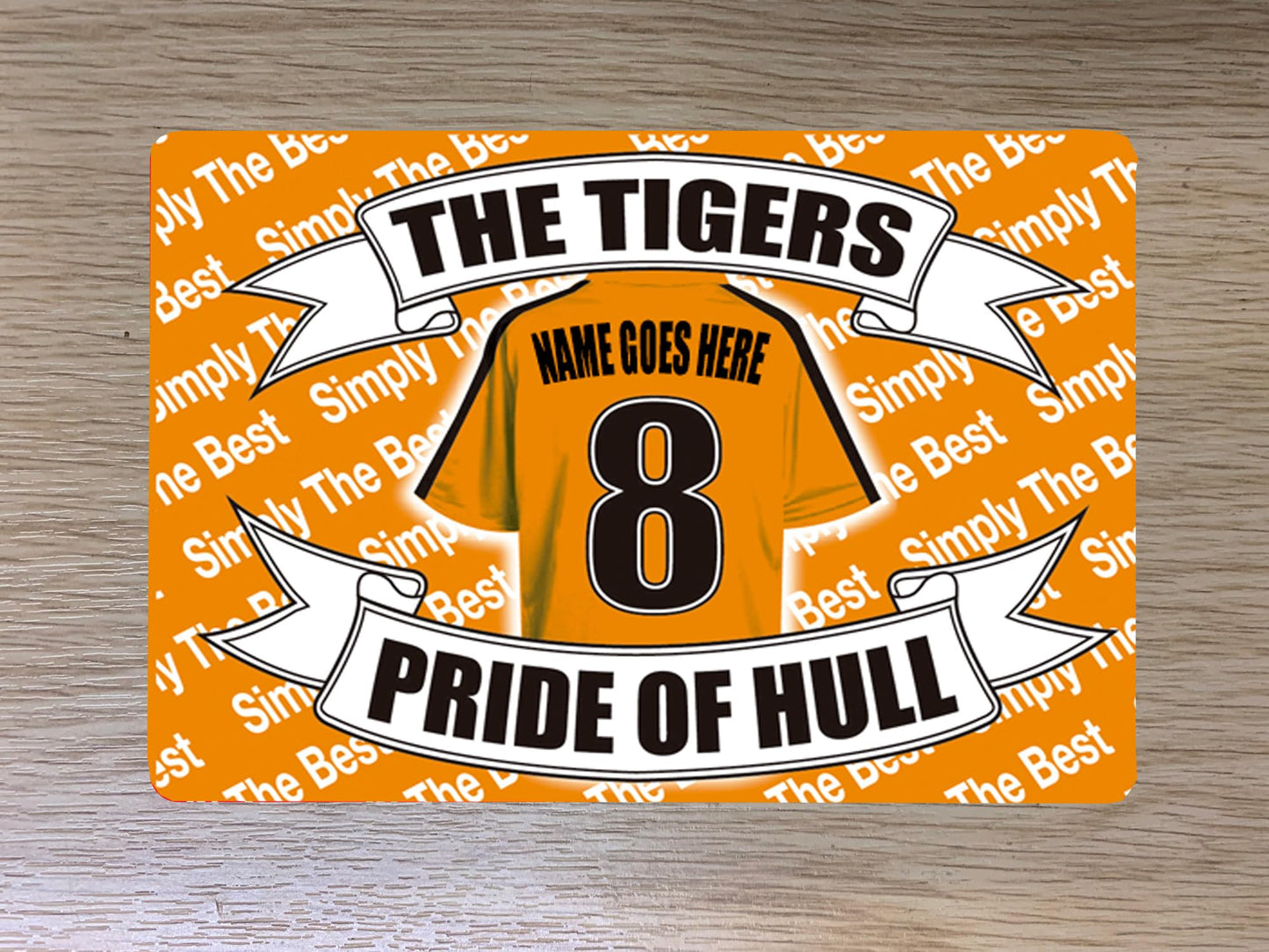 Hull Football Shirt Personalised Travel Passport Holder Case Gift Present