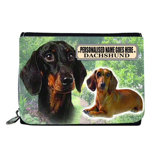 Dachshund Sausage Dog Personalised Dog Breed Gift Purse