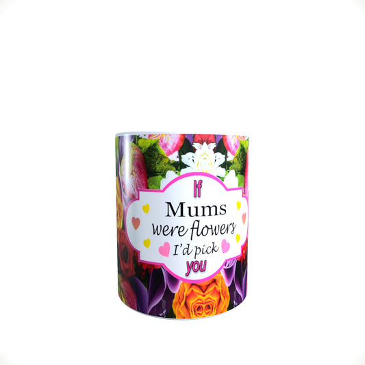 If You were A Flower I’d Pick You Pink Hearts Floral Bouquet Family & Friends Mug Gift