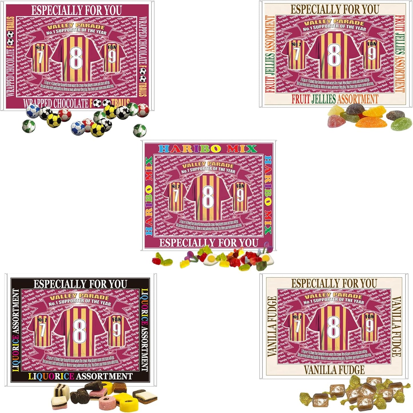Bradford City Football Shirt Gift Boxed Sweets