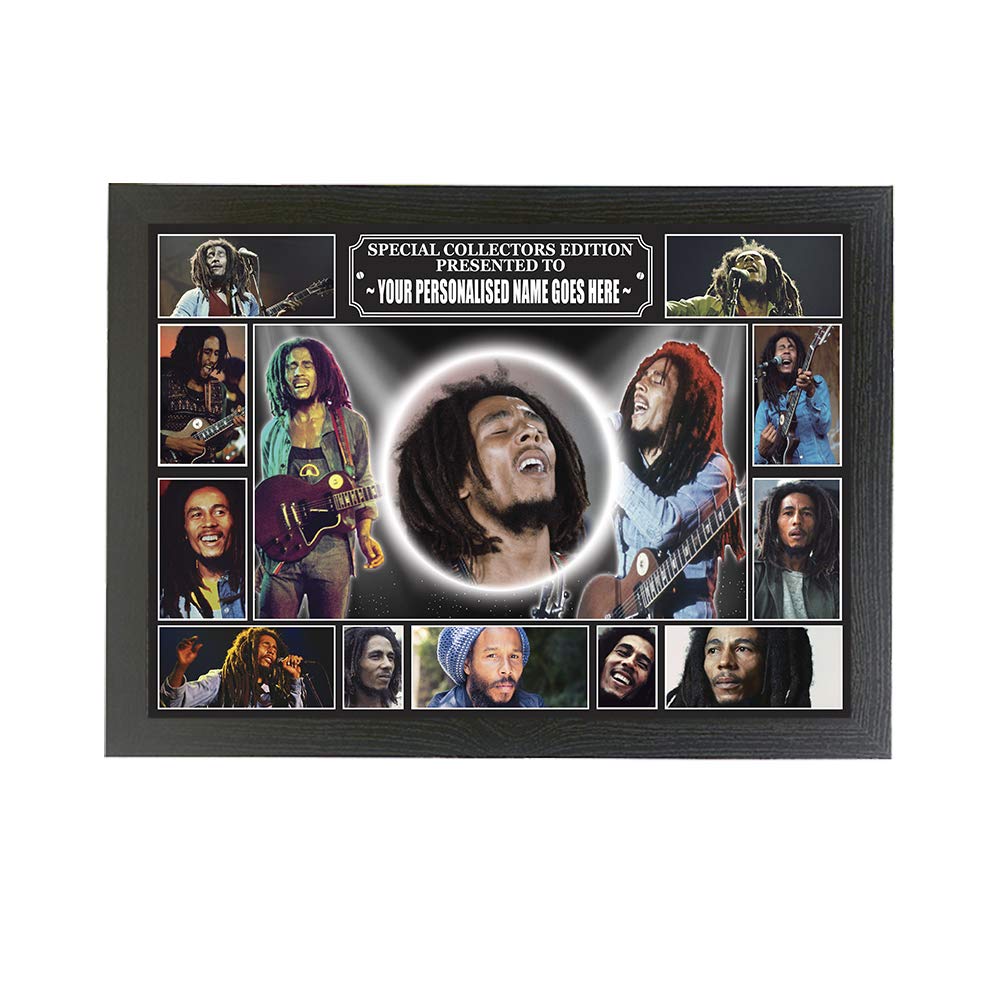 Bob Marley personalised icon framed picture gift