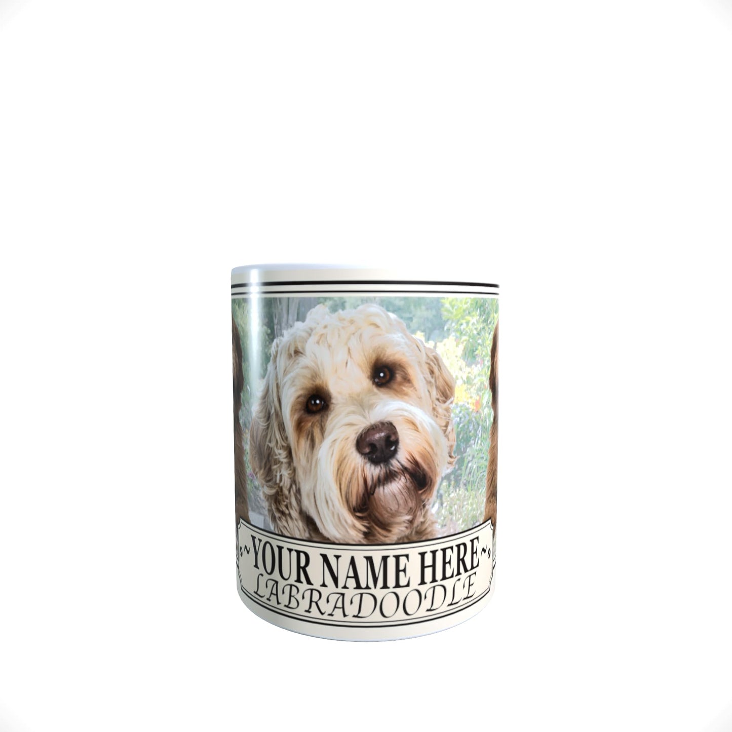 Labradoodle Personalised with Your Dog's Name Dog Breed Gift Coffee Tea Mug