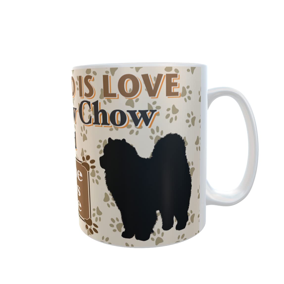 All You Need is Love and a Chow Chow Dog Personalised Mug Gift