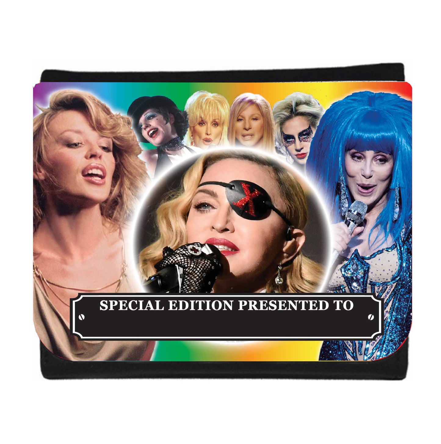 Diva Gay Pride Personalised Icon Wallet Gift