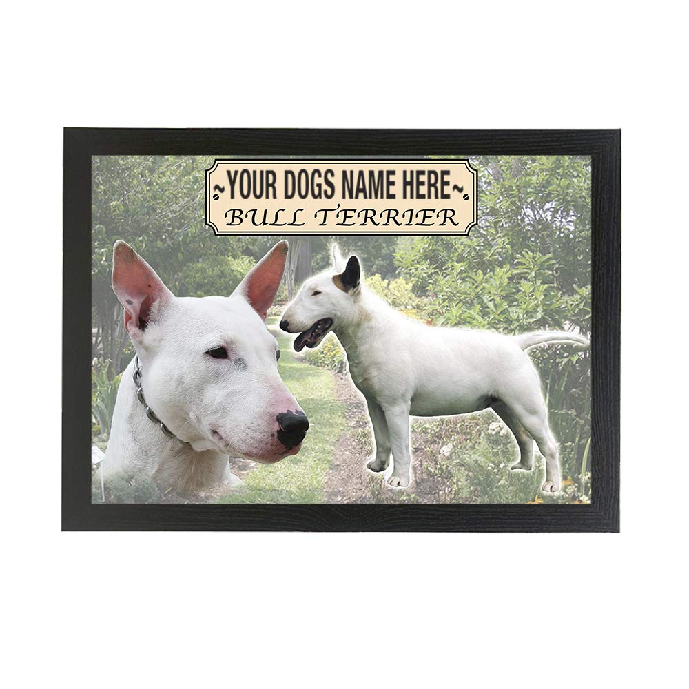 English Bull Terrier Personalised Dog Breed Gift Lap Tray